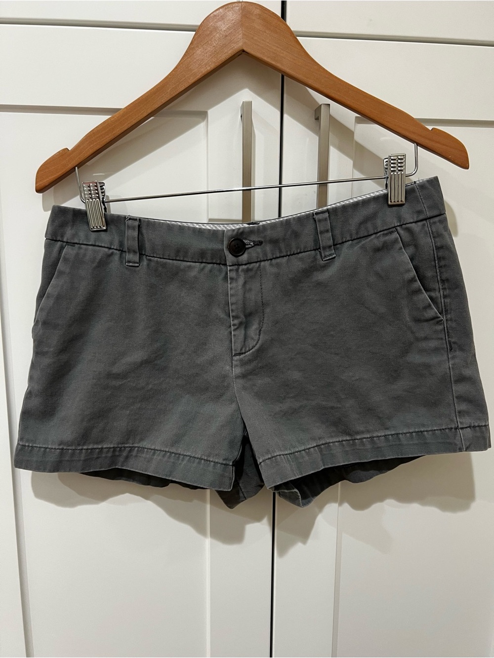 Merona Dark Gray Cotton Bermuda Shorts